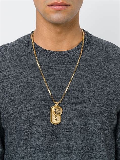 collar hombre versace